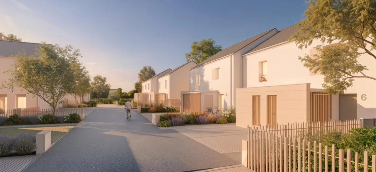 Héric quartier résidentiel à 6 min à pied du centre-bourg