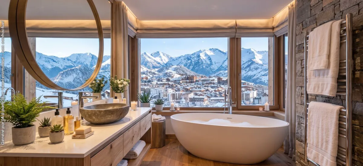 Huez au pied des pistes et à 7 min à pied du télécabine