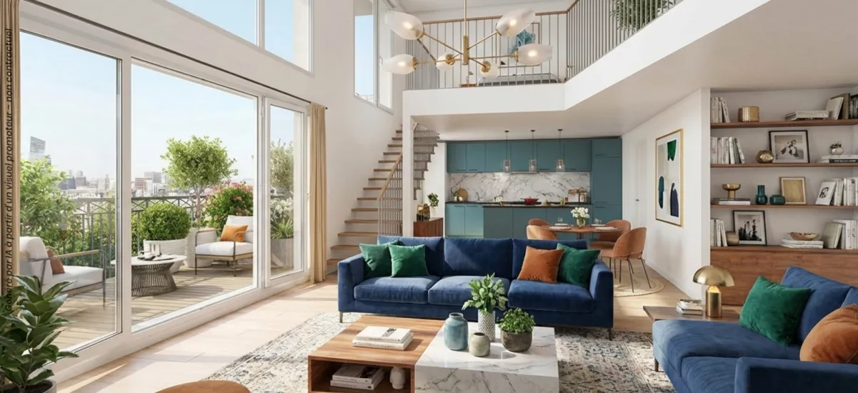 Ivry-sur-Seine à deux pas des rives de la Seine et RER C à 850m