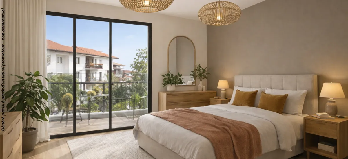 Jassans-Riottier quartier résidentiel proche bus et centre