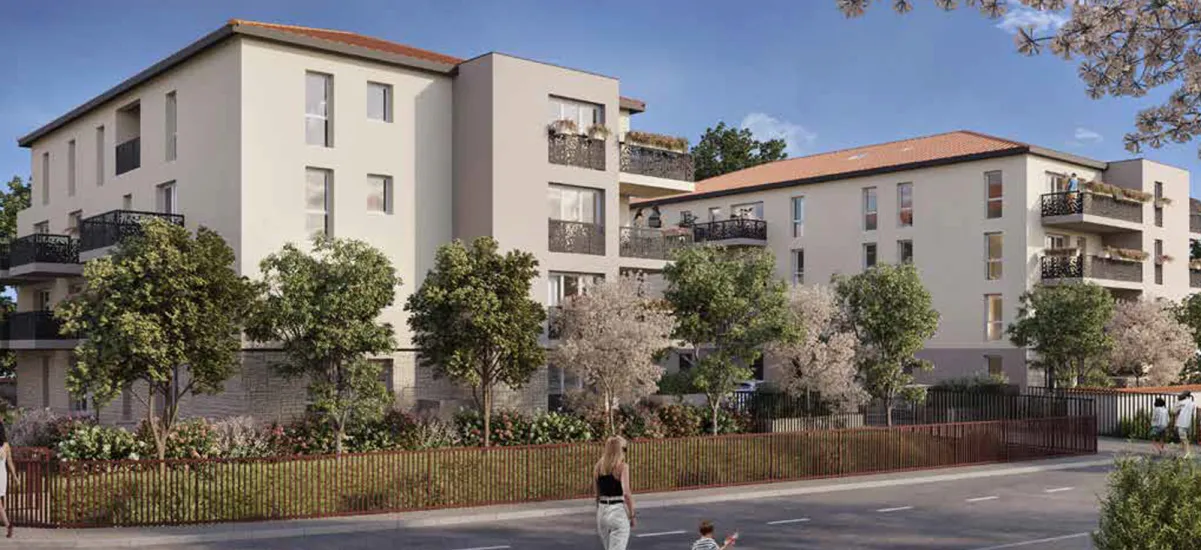 Jassans-Riottier quartier résidentiel proche bus et centre