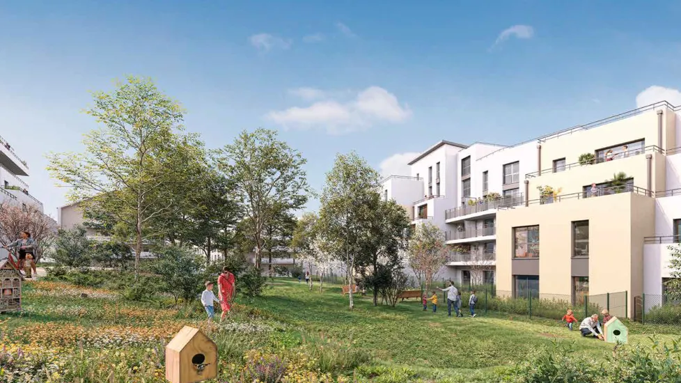 Jouy-le-Moutier Place du Bien-être proche bus