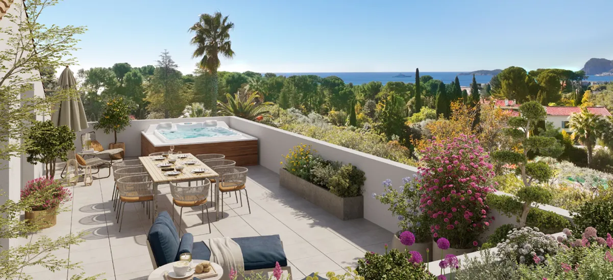 La Ciotat domaine privé au Baguier avec piscine et vue mer
