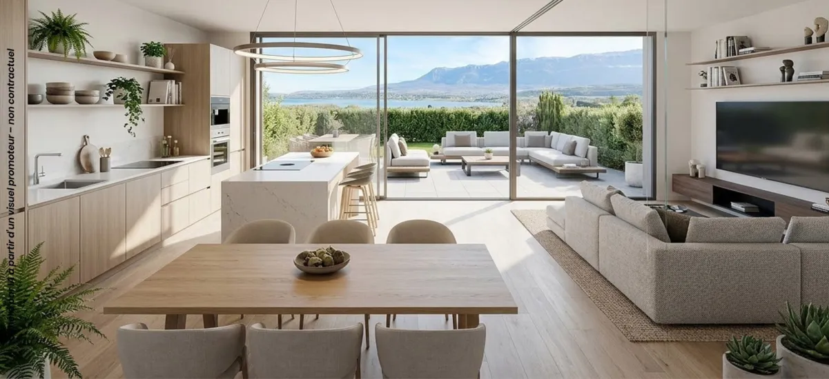 La Motte-Servolex vues sur le lac