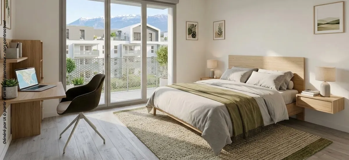 La Motte-Servolex vues sur le lac