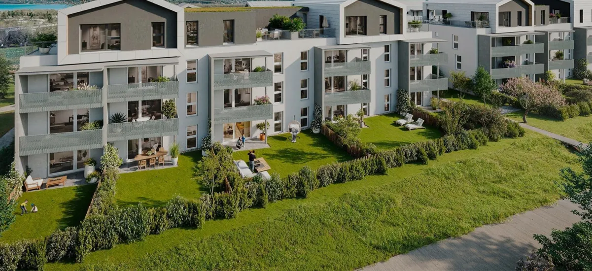 La Motte-Servolex vues sur le lac