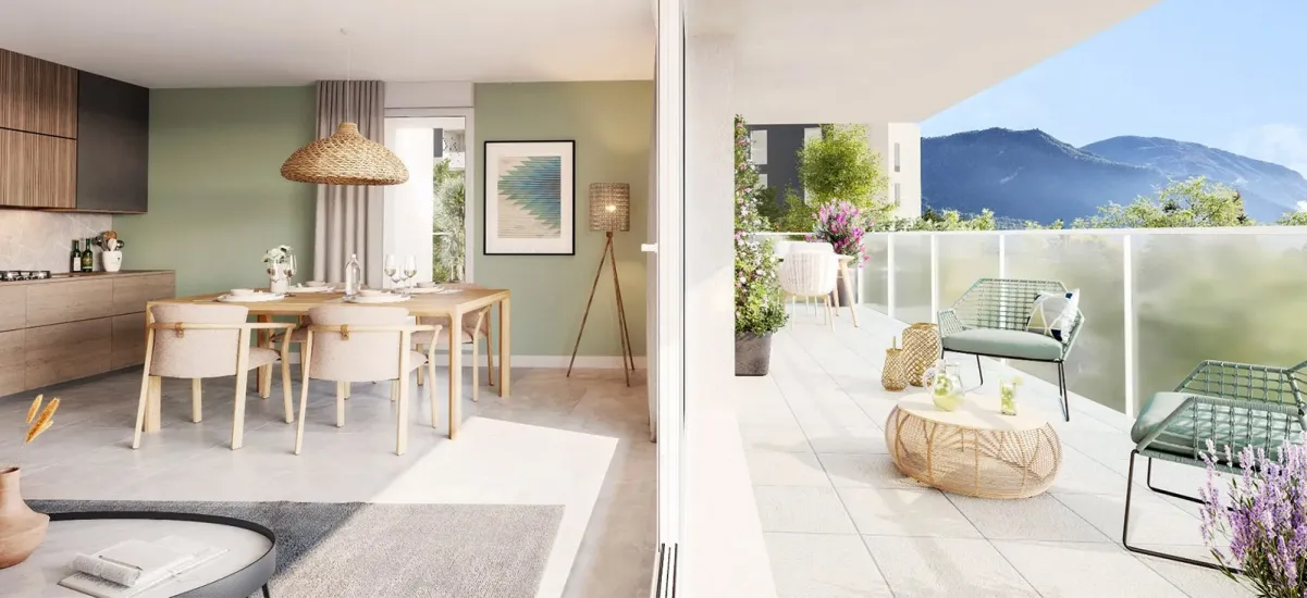 La Ravoire vues dégagées sur les massifs