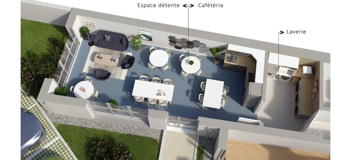 La Roche-sur-Yon résidence étudiante à 5 min à pied du Pentagone