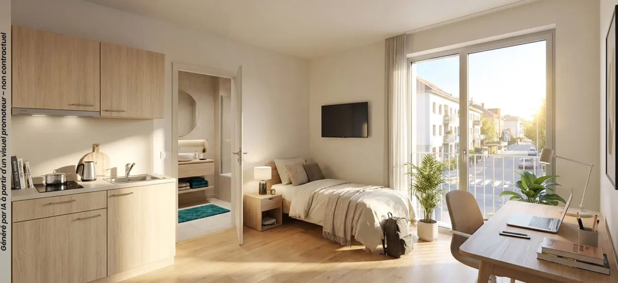 La Rochelle résidence étudiante à 8 min à pied du centre