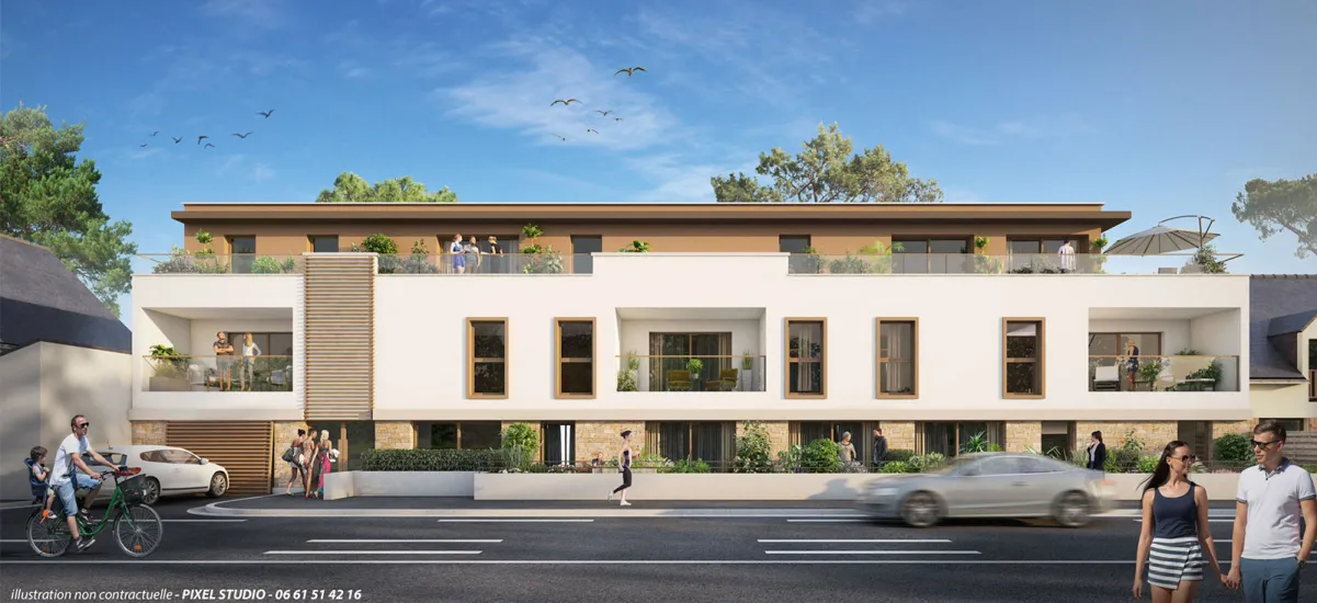 La Turballe face à la Plage des Bretons