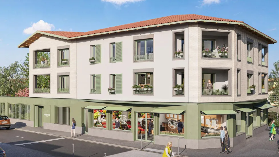 Lacanau ville au pied de la Place du Marché