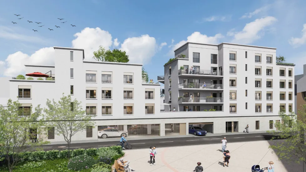 Le Havre Parc Massillon et au pied de la future ligne de tram