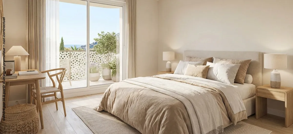 Le Lavandou à proximité directe de la plage de Saint-Clair