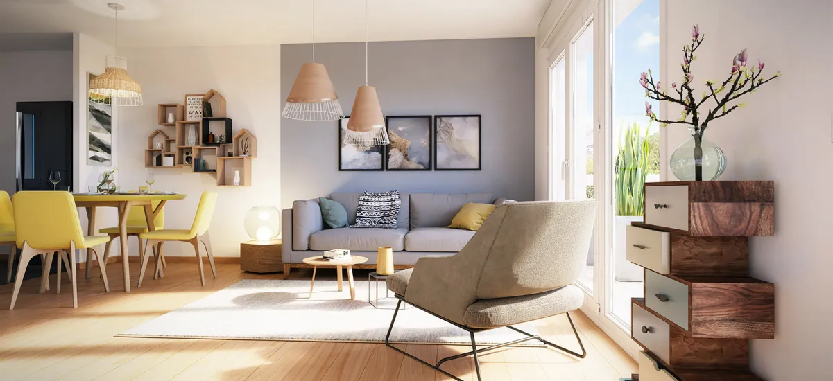 Le Mans quartier  Pin - Vert Galant, proche commerces