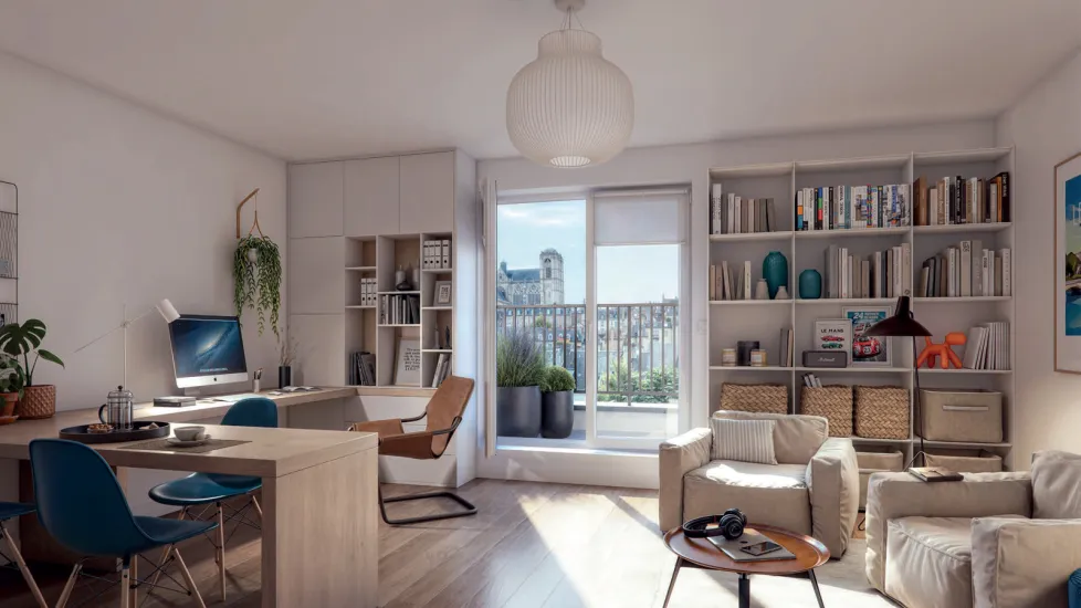 Le Mans résidence étudiante rive droite proche centre