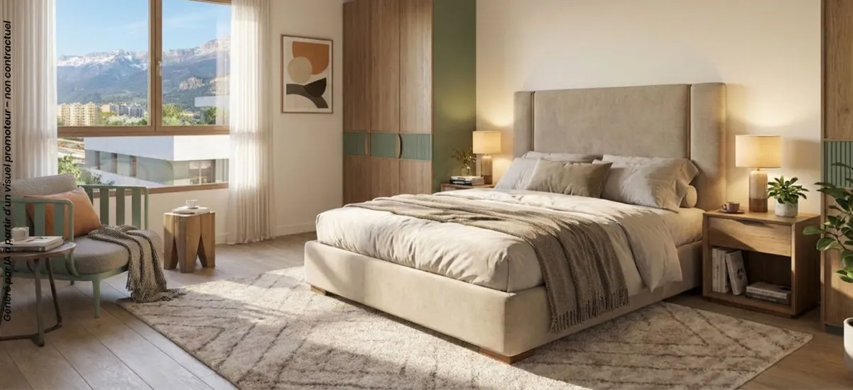 Le Pont-de-Claix vue dégagées au pied du nouveau tram