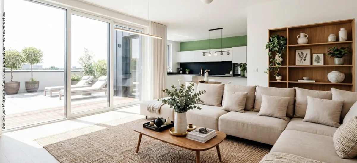 Lieusaint écoquartier de l’Eau Vive à 550m RER D