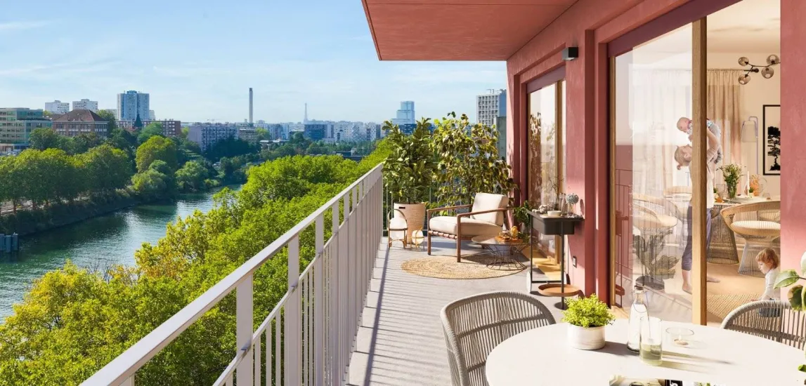 L’ile-en-Seine ecoquartier proche du quai du Châtelier