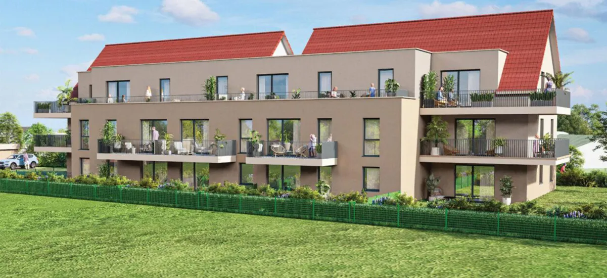 Lipsheim au cœur d’un cadre verdoyant avec des vues dégagées