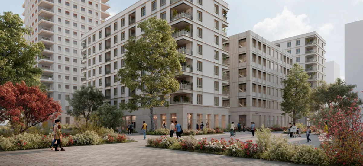 Lyon 2e secteur Confluence à deux pas des arrêts tram T1 et T2