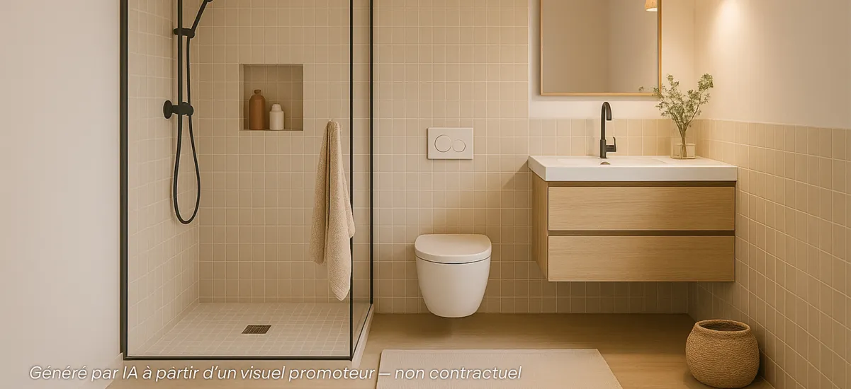 Lyon 2e secteur Confluence à deux pas des arrêts tram T1 et T2