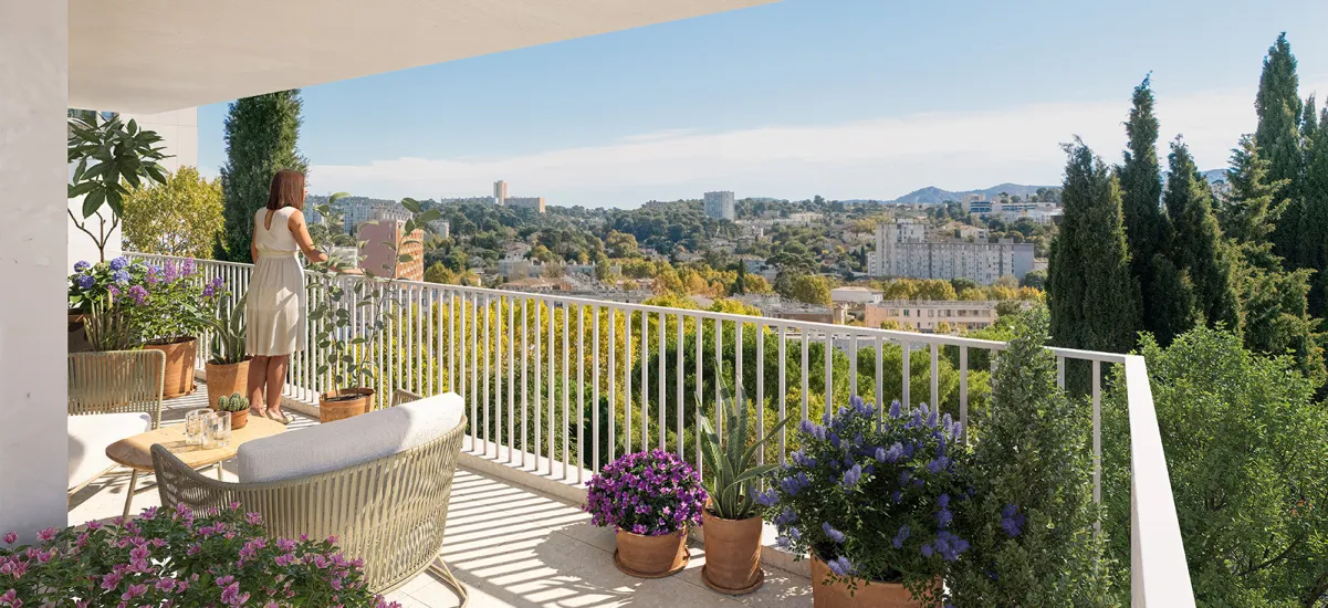 Marseille 13ème secteur résidentiel à 2 min à pied du métro 1