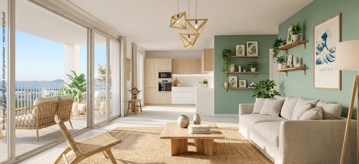 Marseille 15ème écoquartier proche des commerces