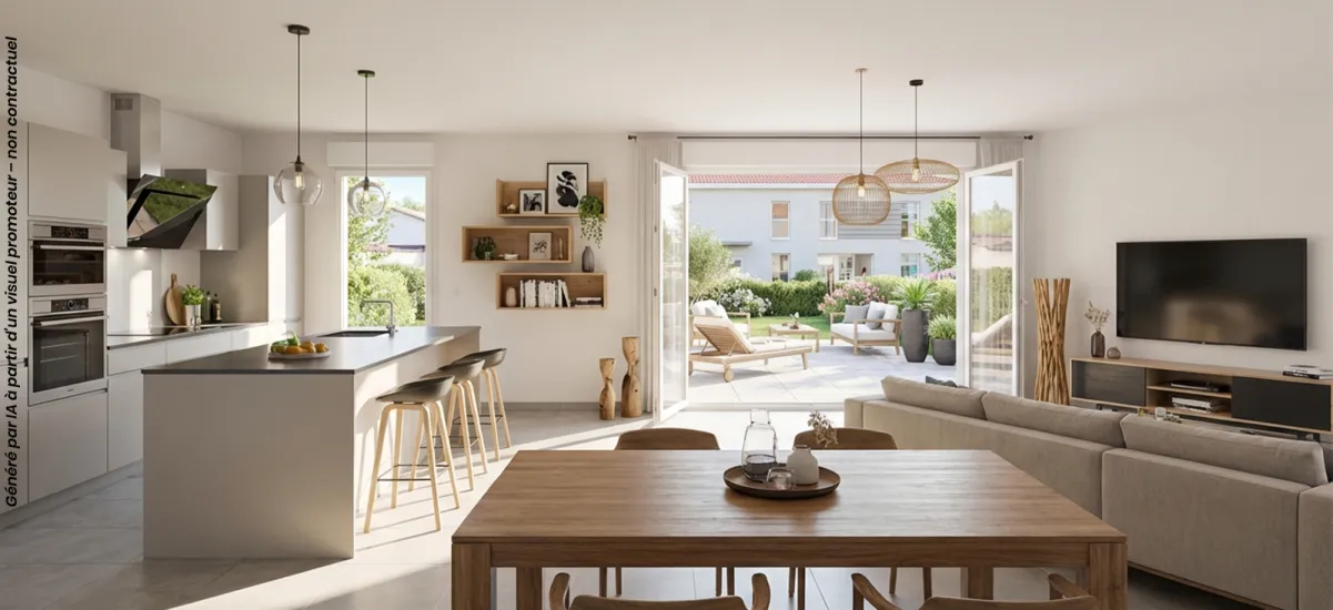 Misérieux cœur du village à 35 min du centre de Lyon