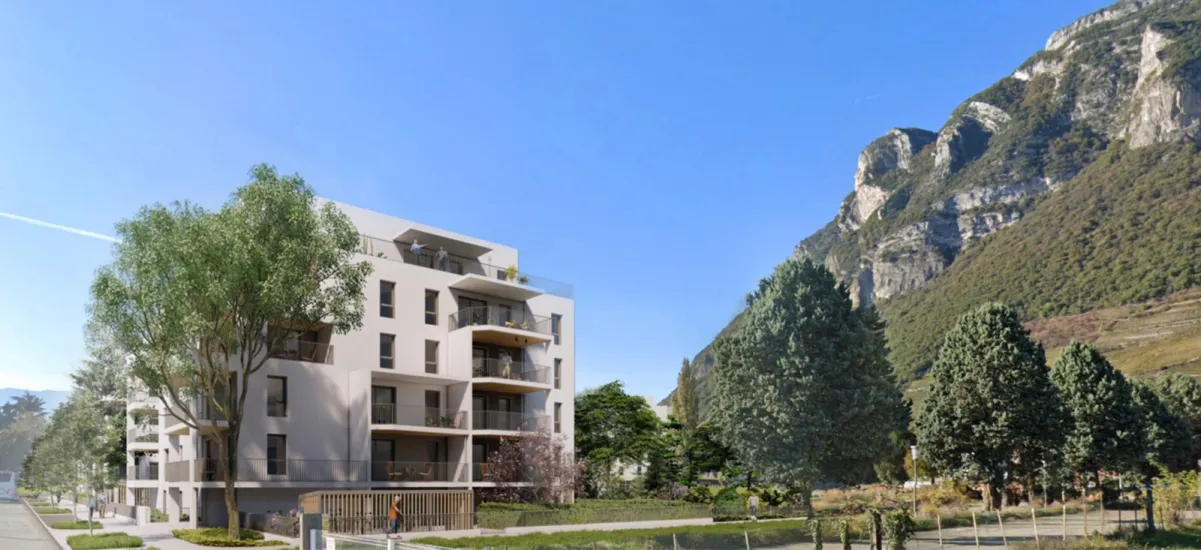 Montmélian vue sur le massif de Belledonne