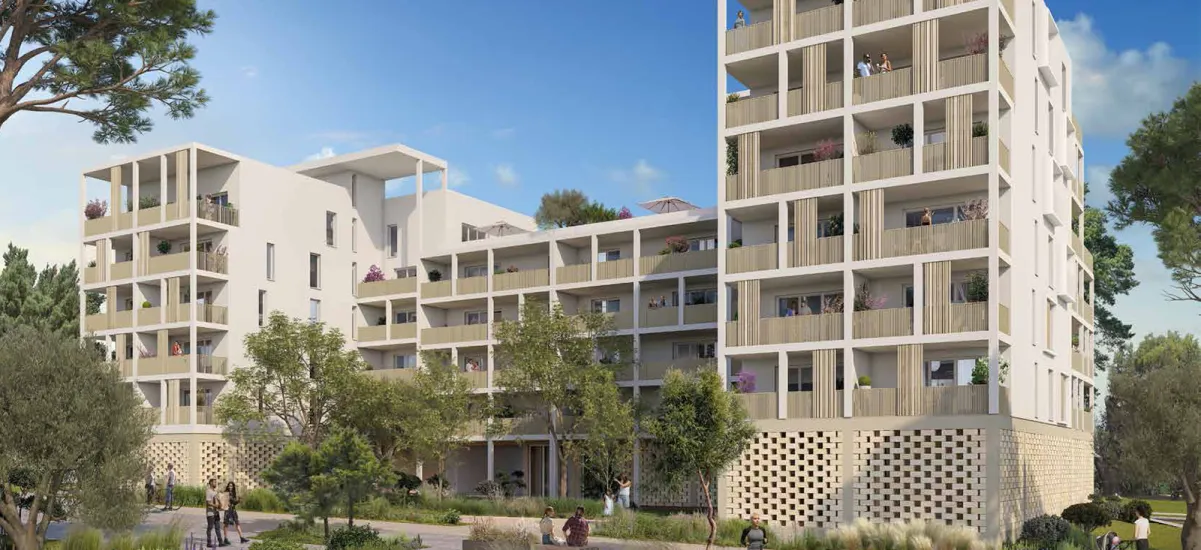 Montpellier ecoquartier restanque proche plage