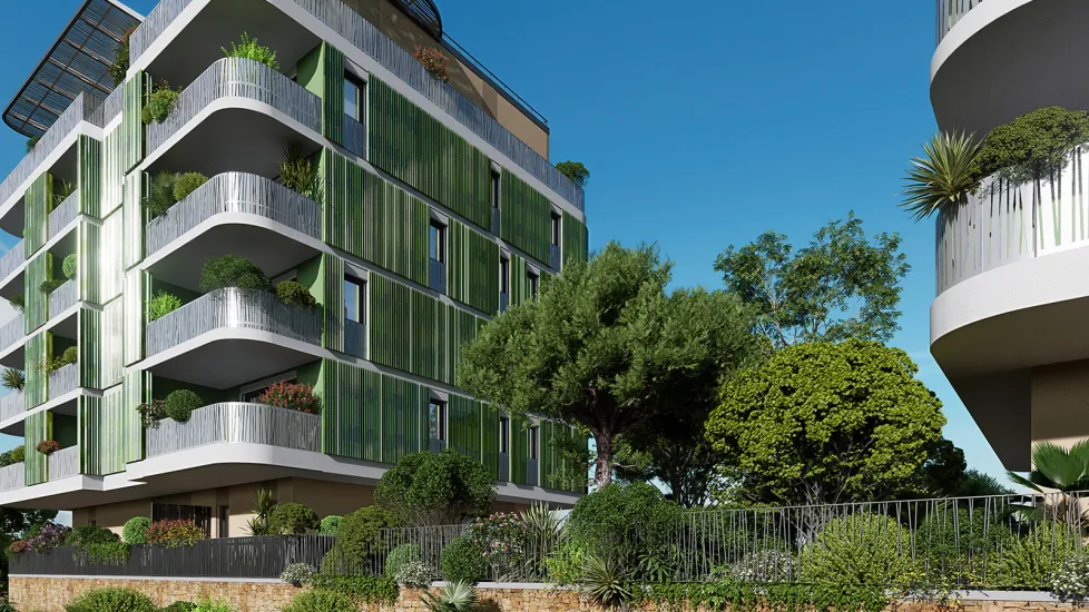 Montpellier vue sur le Parc Georges Charpak