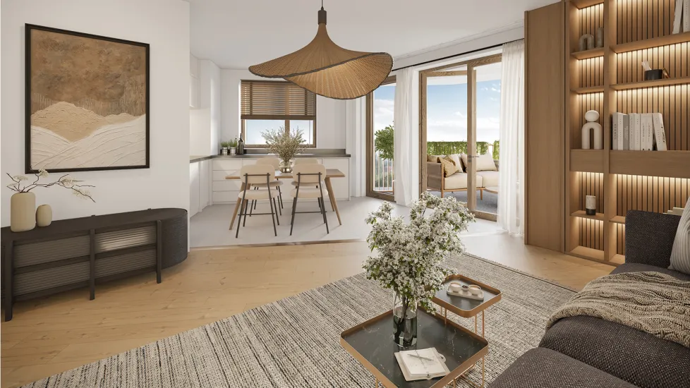 Nanterre quartier Les Muguets proche tram