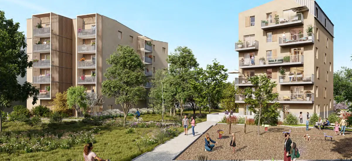 Nantes cadre verdoyant au coeur du quartier Doulon-Gohards
