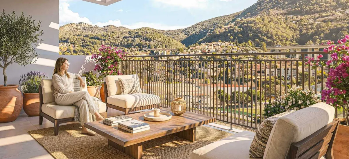 Nice aux bords des rives du Paillon