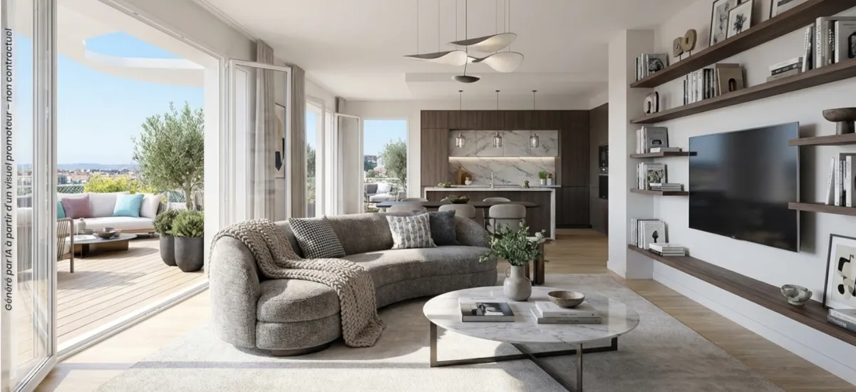 Nice EcoquartierVallée proche place Méridia