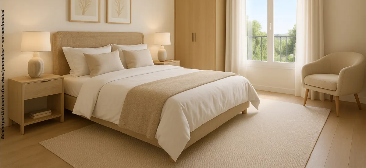 Nice sur les hauteurs à 15 min de route du centre