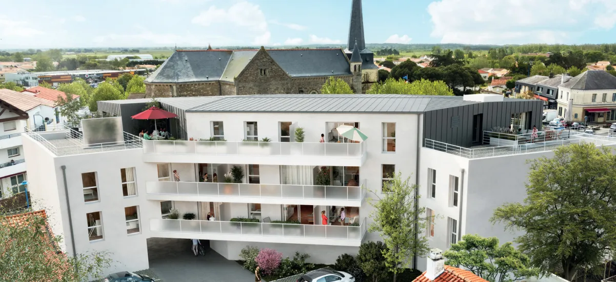 Notre-Dame-de-Monts au cœur du bourg de ville