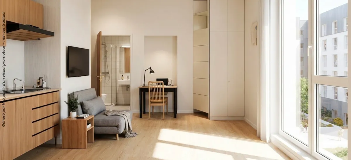 Orléans résidence étudiante à deux pas du tramway A