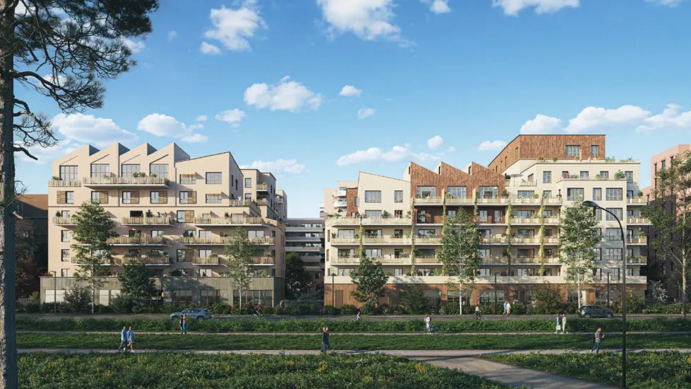 Orly quartier Parc en Scène proche métro 14 et RER C