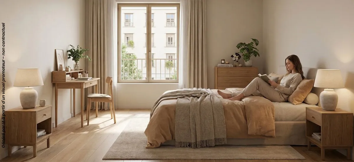 Oullins-Pierre-Bénite quartier de La Saulaie au pied du métro B