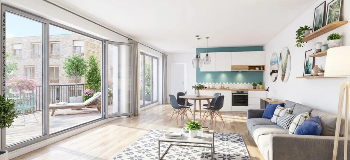 Pantin quartier résidentiel à 1 min à pied du métro 7