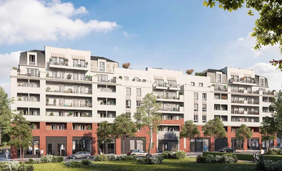 Pontoise Eco quartier Cour d’Honneur proche RER C