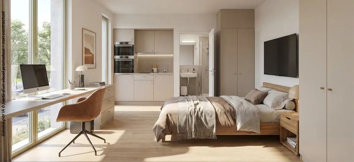 Rennes résidence étudiante à 10 min à vélo du centre-ville