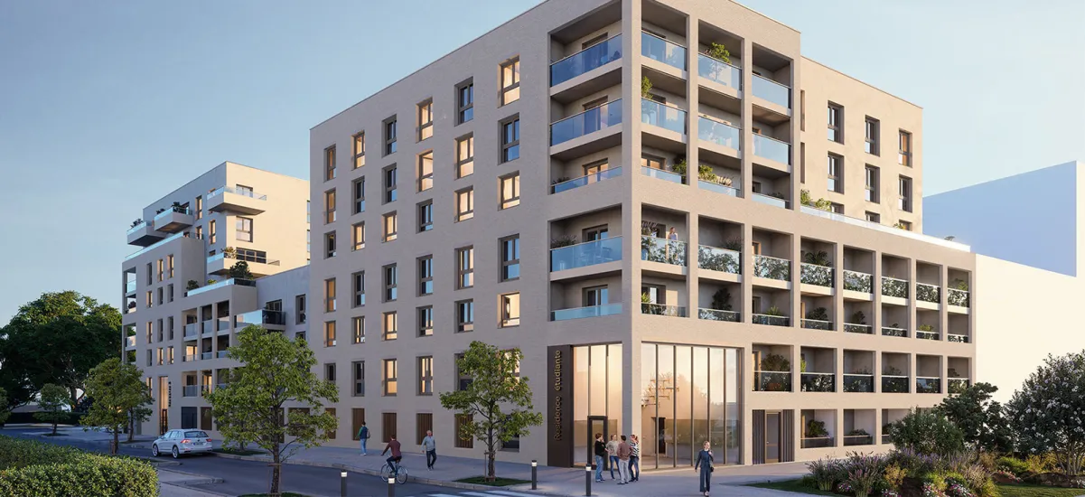 Rennes résidence étudiante quartier Baud Chardonnet