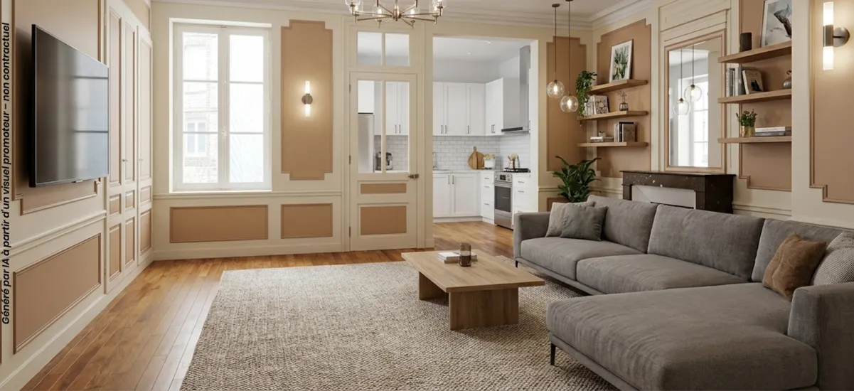 Rouen Réhabilitation à 200 mètres du musée des Beaux Art