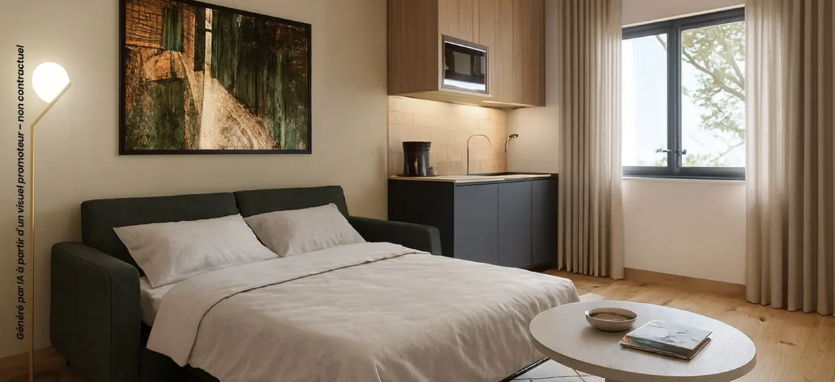 Rouen résidence étudiante rive droite face à la Seine