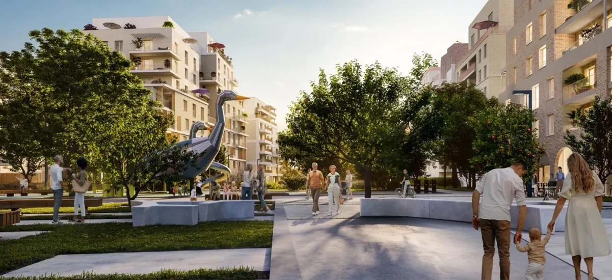 Rouen un cadre verdoyant au cœur de l’écoquartier Blossom Park