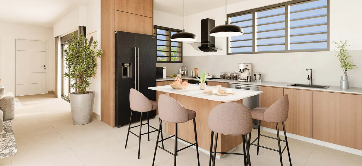 Saint-Denis vue mer quartier recherché prestations haut de gamme