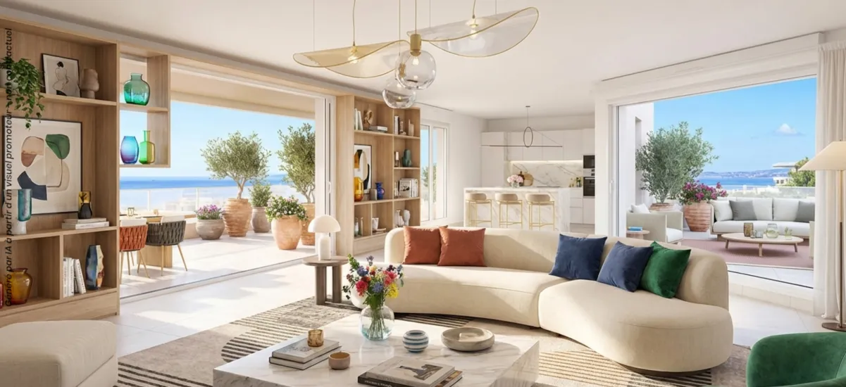 Saint-Laurent-du-Var  résidence de prestige en bord de mer