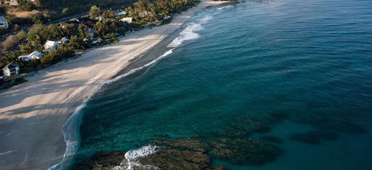 Saint-Paul secteur résidentiel face au littoral et à l’océan